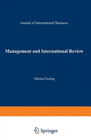 Książka Management and International Review Marion Festing