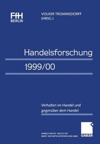 Kniha Handelsforschung 1999/00 Volker Trommsdorff