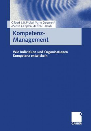 Kniha Kompetenz-Management Gilbert Probst