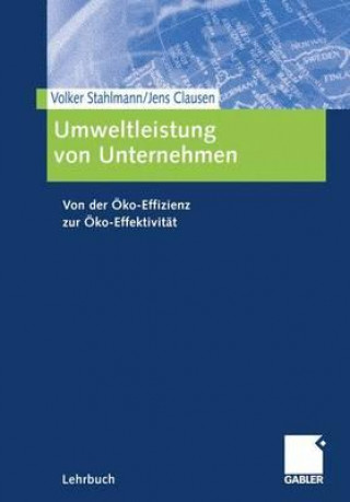 Könyv Umweltleistung von Unternehmen Volker Stahlmann