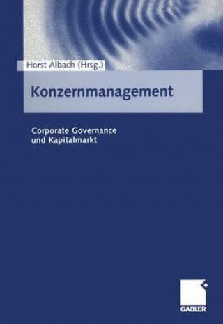 Kniha Konzernmanagement Horst Albach