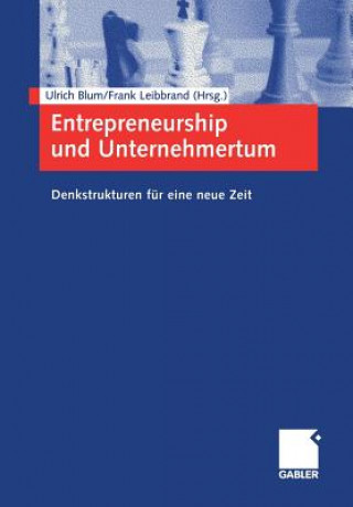 Book Entrepreneurship Und Unternehmertum Ulrich Blum