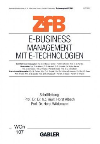 Carte E-Business Management mit E-Technologien Horst Albach