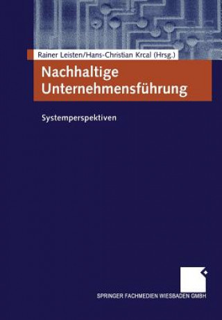 Könyv Nachhaltige Unternehmensf hrung Hans-Christian Krcal