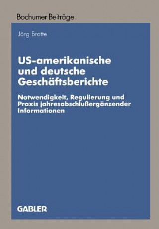 Carte US-amerikanische und Deutsche Geschaftsberichte Jörg Brotte