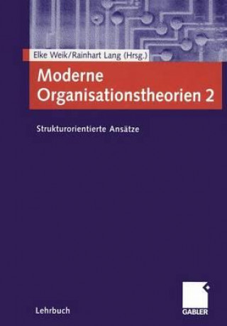 Carte Moderne Organisationstheorien 2 Elke Weik