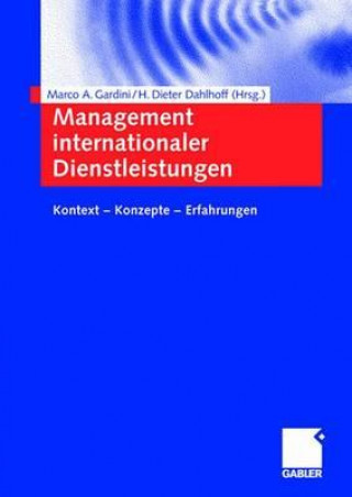 Buch Management Internationaler Dienstleistungen H. Dieter Dahlhoff