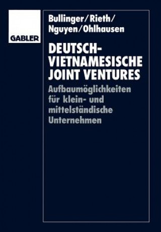 Kniha Deutsch-vietnamesische Joint Ventures Hans-Jörg Bullinger