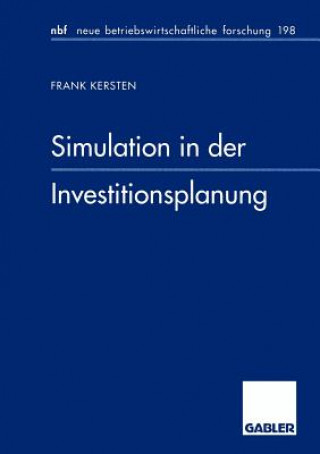 Buch Simulation in der Investitionsplanung Frank Kersten