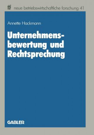 Carte Unternehmensbewertung Und Rechtsprechung Annette Hackmann