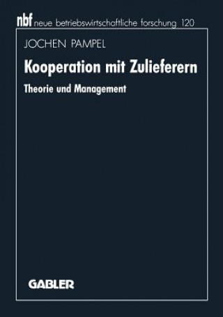 Kniha Kooperation Mit Zulieferern Jochen Pampel