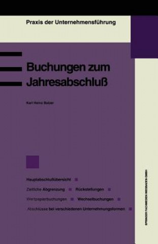 Book Buchungen Zum Jahresabschluss Karlheinz Balzer