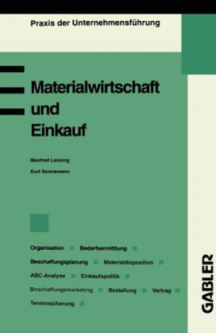 Knjiga Materialwirtschaft Und Einkauf Manfred Lensing