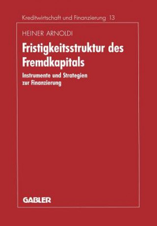 Livre Fristigkeitsstruktur Des Fremdkapitals Heiner Arnoldi