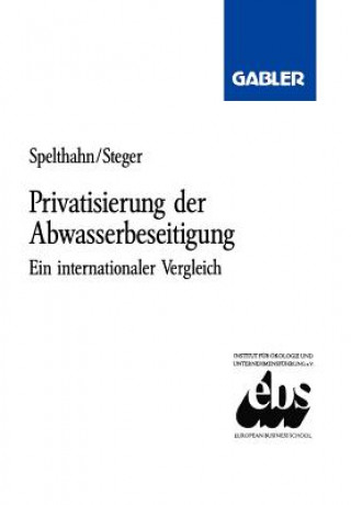 Książka Privatisierung der Abwasserbeseitigung Sabine Spelthahn