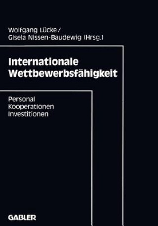 Książka Internationale Wettbewerbsfahigkeit Wolfgang Lücke