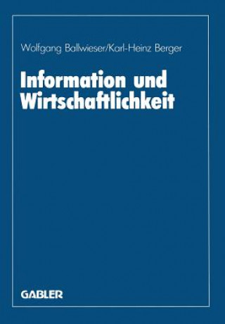 Carte Information und Wirtschaftlichkeit Wolfgang Ballwieser