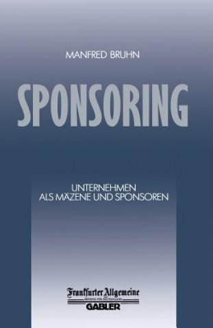 Kniha Sponsoring Manfred Bruhn