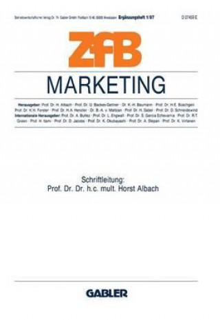 Könyv Marketing Horst Albach
