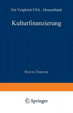 Kniha Kulturfinanzierung Stefan Toepler