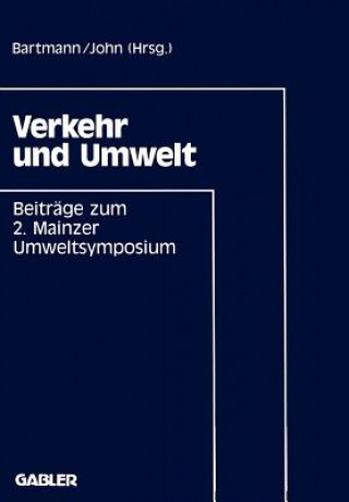 Kniha Verkehr und Umwelt Hermann Bartmann