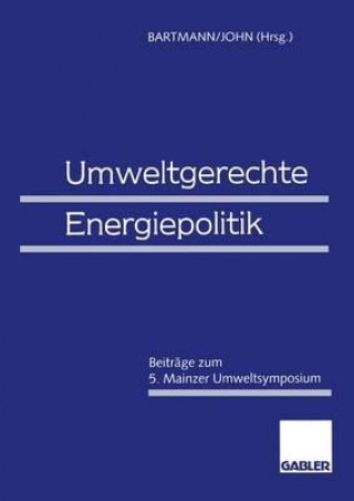 Carte Umweltgerechte Energiepolitik Hermann Bartmann