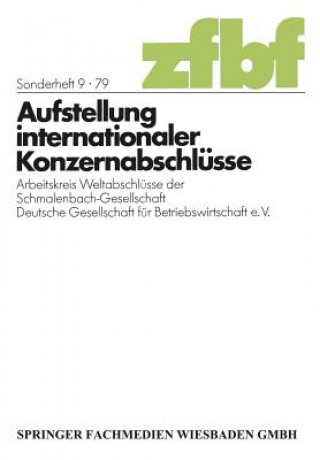 Livre Aufstellung Internationaler Konzernabschl sse Arbeitskreis Weltabschlusse Der Schmalenbach-Gesel