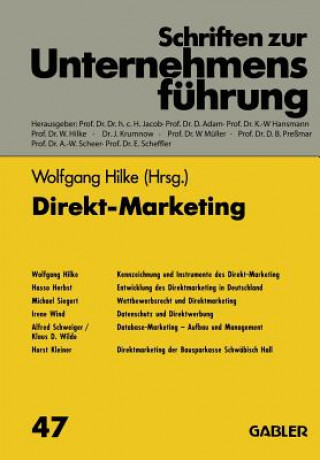 Książka Direkt-Marketing Wolfgang Hilke