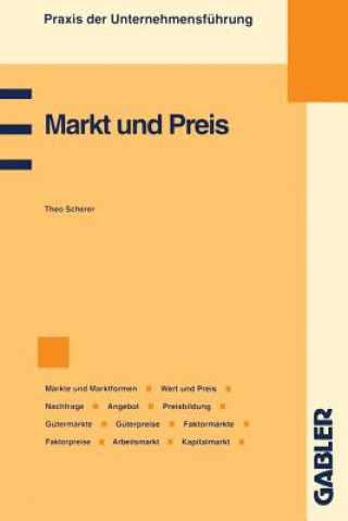 Libro Markt Und Preis Theo Scherer