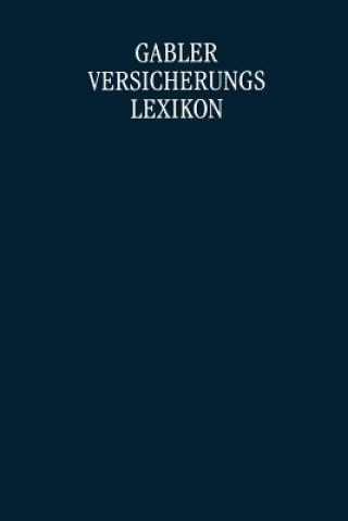 Livre Gabler Versicherungs Lexikon Peter Koch