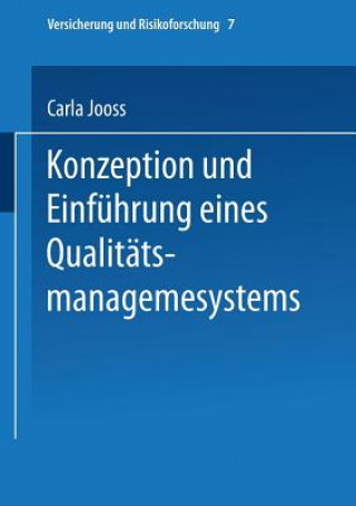 Buch Konzeption Und Einfuhrung Eines Qualitatsmanagementsystems Carla Jooss