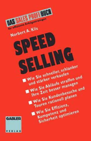 Książka Speed Selling Norbert A. Klis