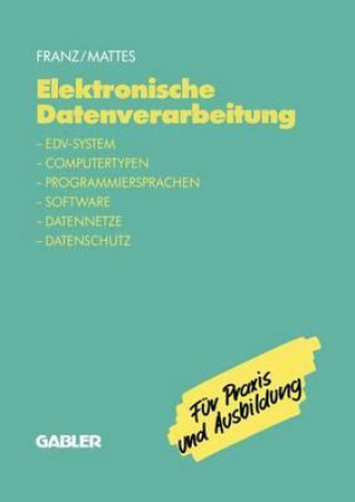 Knjiga Elektronische Datenverarbeitung Dietrich Franz