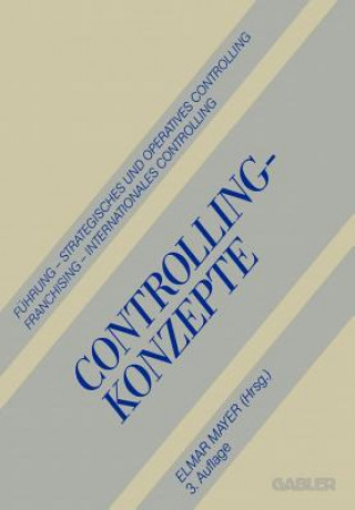 Kniha Controlling-Konzepte Elmar Mayer