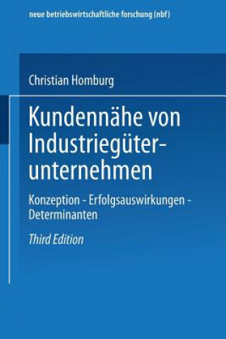 Carte Kundennahe Von Industrieguterunternehmen Christian Homburg