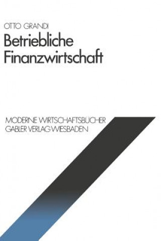 Livre Betriebliche Finanzwirtschaft Otto Grandi