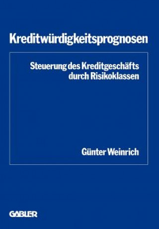 Knjiga Kreditwurdigkeitsprognosen Günter Weinrich