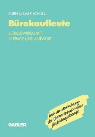 Książka B rokaufleute Edith Ullmer-Schulz