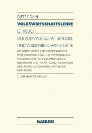 Kniha Volkswirtschaftslehre Dieter Dahl