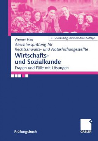 Knjiga Wirtschafts- und Sozialkunde Werner Hau