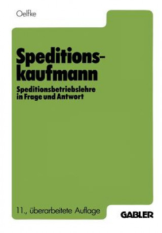 Könyv Speditionskaufmann Wolfgang Oelfke