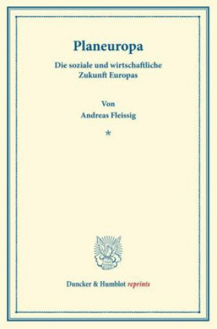 Książka Planeuropa. Andreas Fleissig