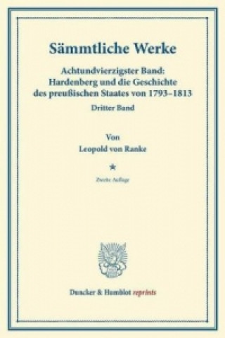 Book Sämmtliche Werke. Leopold von Ranke