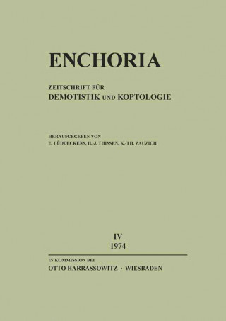 Kniha Enchoria / Enchoria IV (1974) Erich Lüddeckens