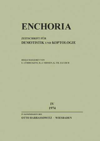 Knjiga Enchoria / Enchoria IV (1974) Erich Lüddeckens