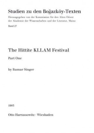 Kniha The Hittite KI. LAM Festival Itamar Singer