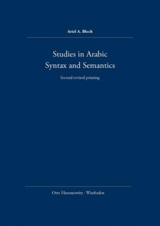 Carte Studies in Arabic Syntax and Semantics Ariel A Bloch