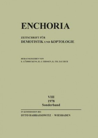 Kniha Enchoria 8 (1978) Sonderband Erich Lüddeckens