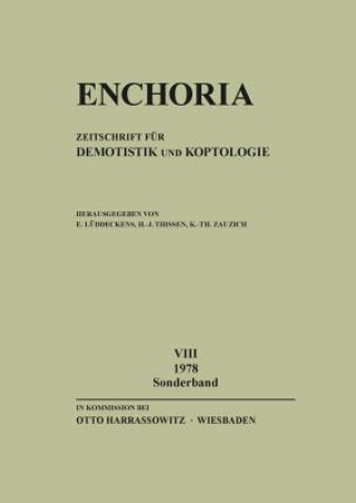 Buch Enchoria 8 (1978) Sonderband Erich Lüddeckens