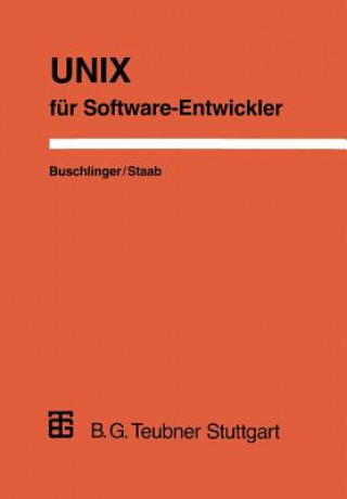 Könyv UNIX für Software-Entwickler Elmar Buschlinger